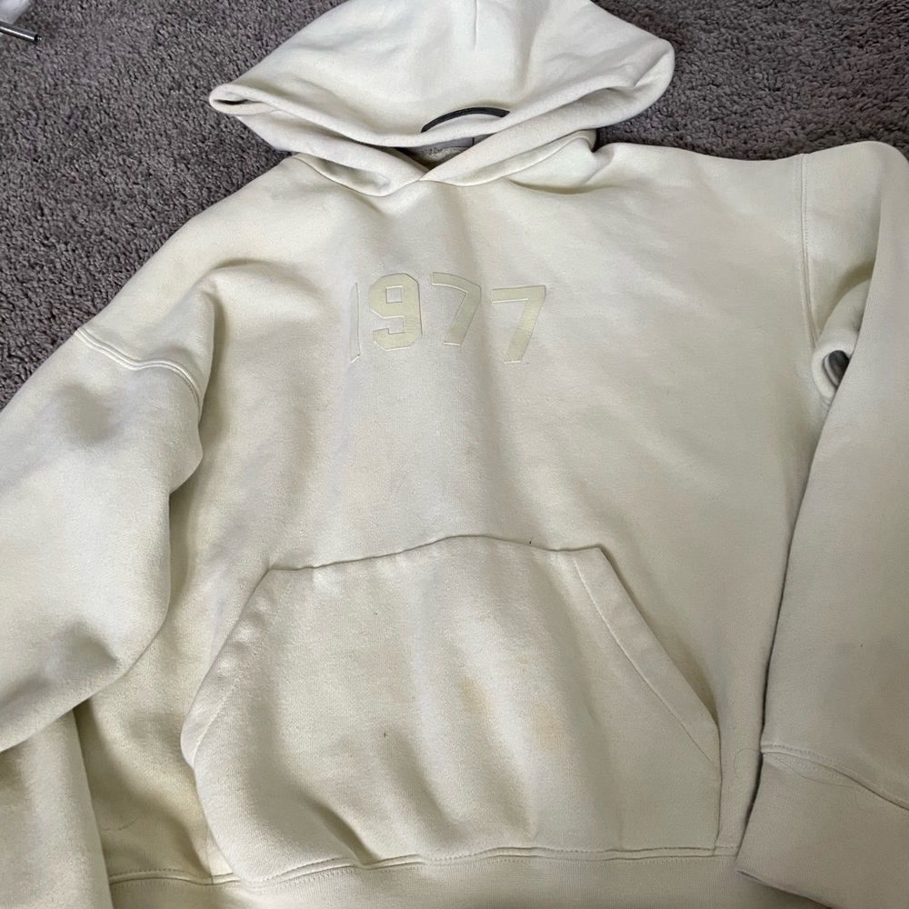 Men's Cream Hoodie